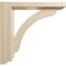 Ekena Millwork 2 1/2"W x 10 3/4"D x 10 1/4"H Reece Shelf Bracket, Rubberwood BKT02X10X10RERW - alternate 2